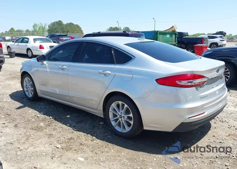 2019 Ford Fusion Hybrid Sel из США, поврежденный, VIN 3FA6P0MU1KR137282